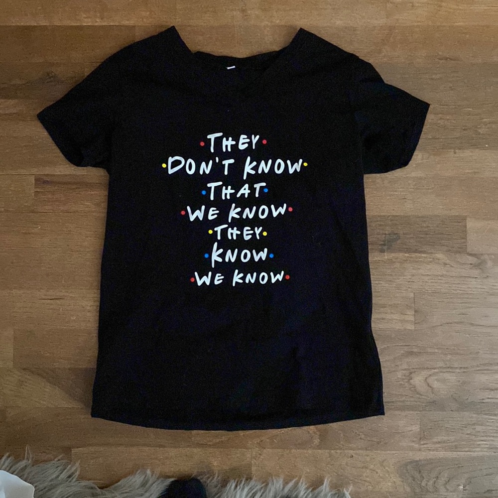 black friends shirt